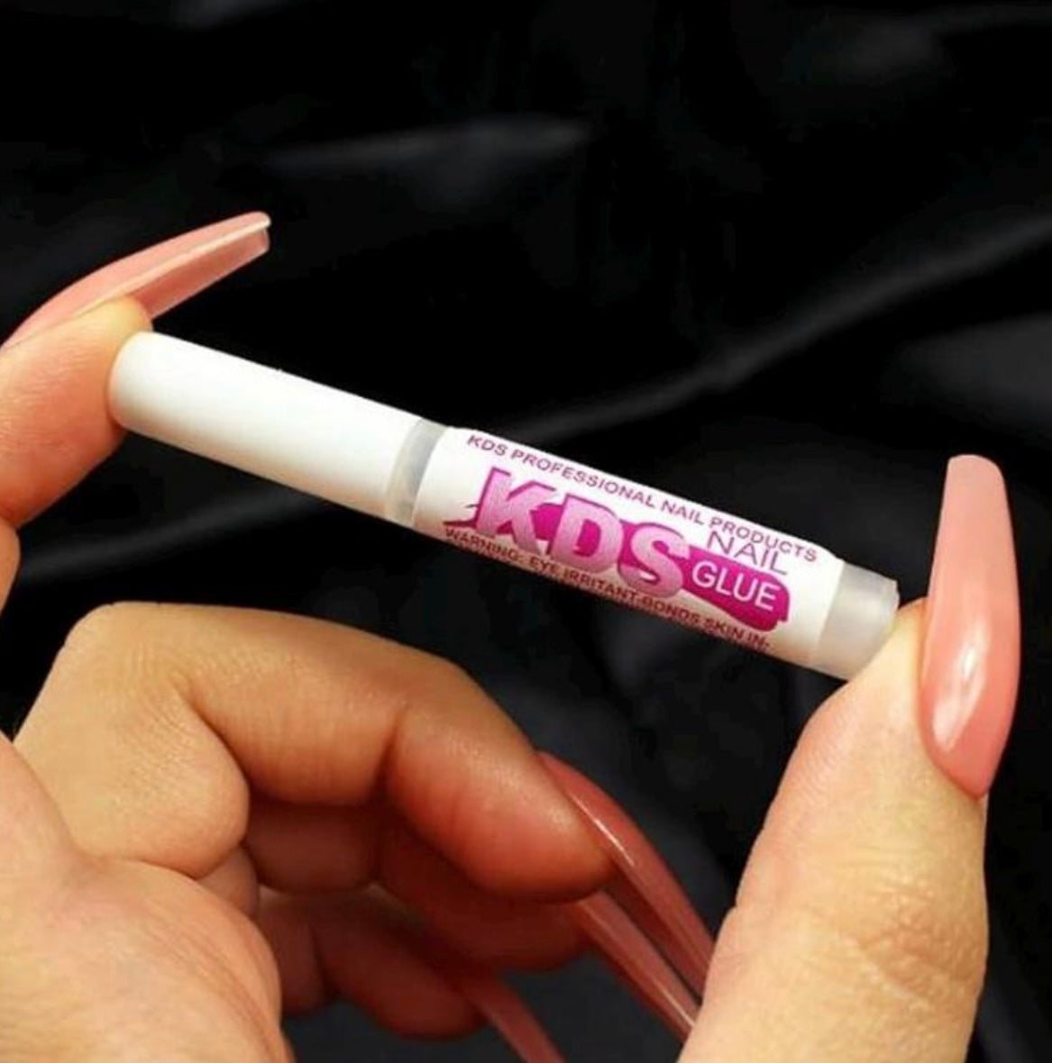 5 pcs KDS Nail Tip Glue - Adhesive Super Bond for Acrylic Nails Tips - 0.07 oz for Each Glue