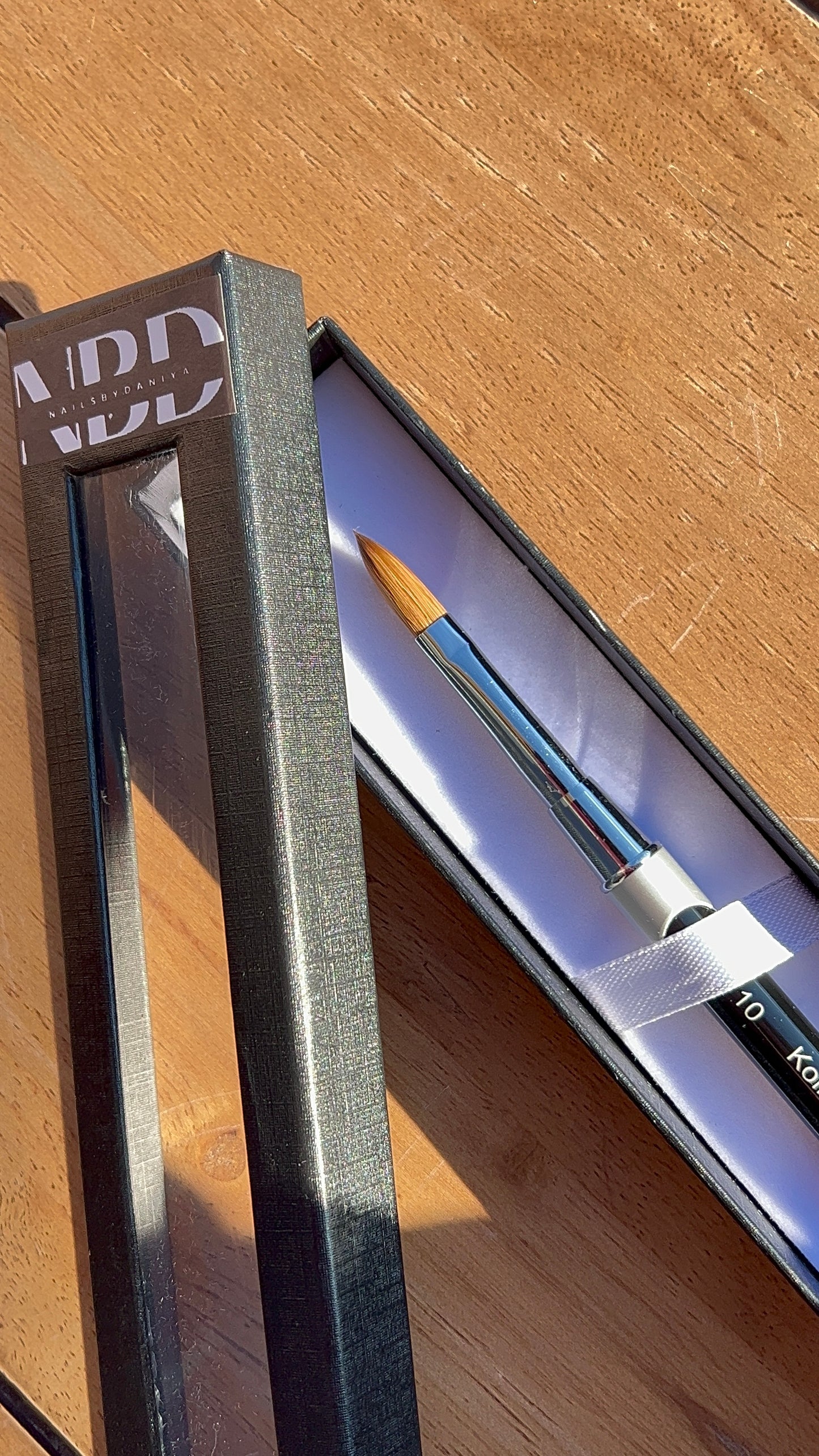 NBD Professional 100% Kolinsky Hair Acrylic Nail Brush Size # 8-16