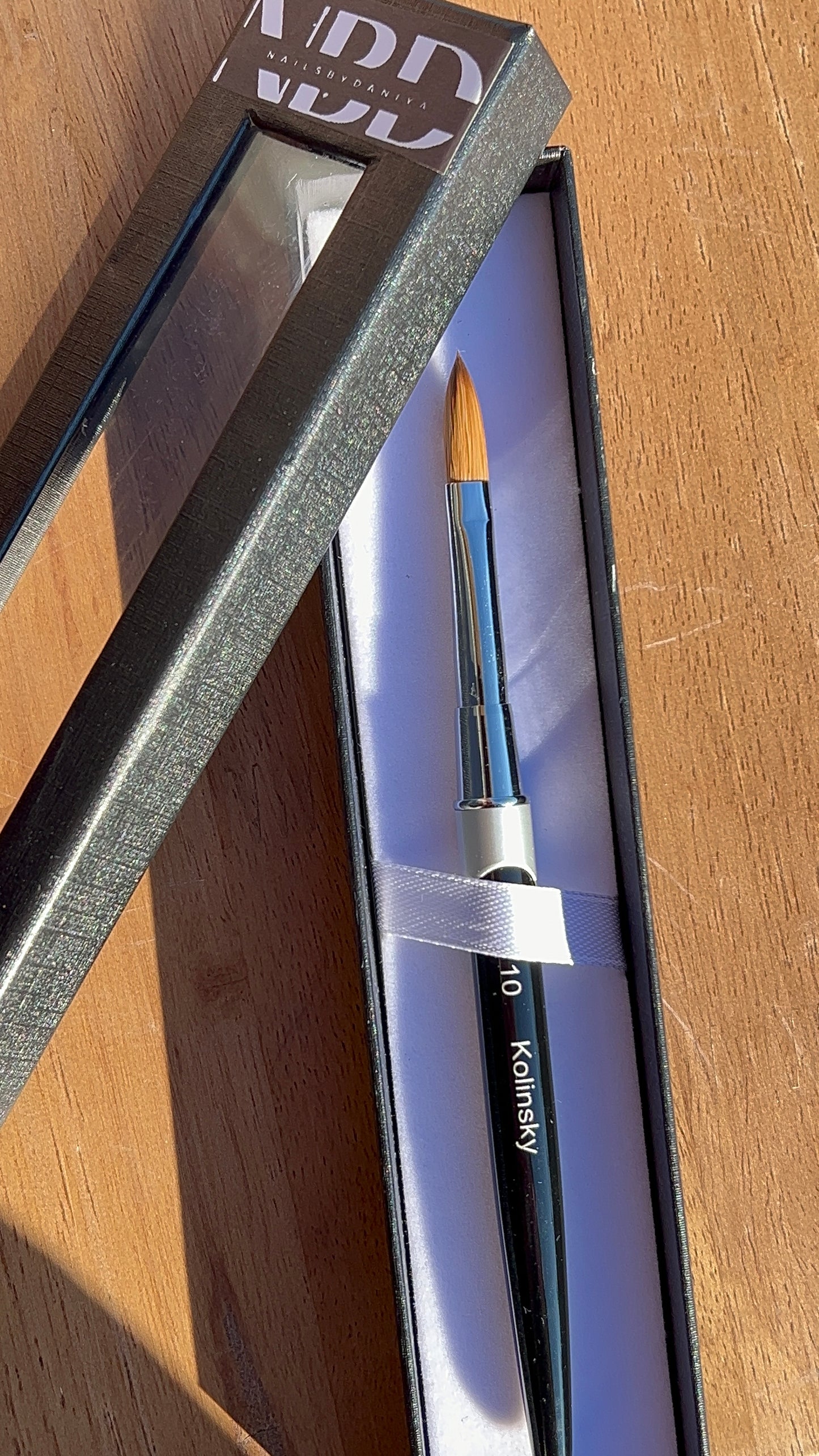 NBD Professional 100% Kolinsky Hair Acrylic Nail Brush Size # 8-16