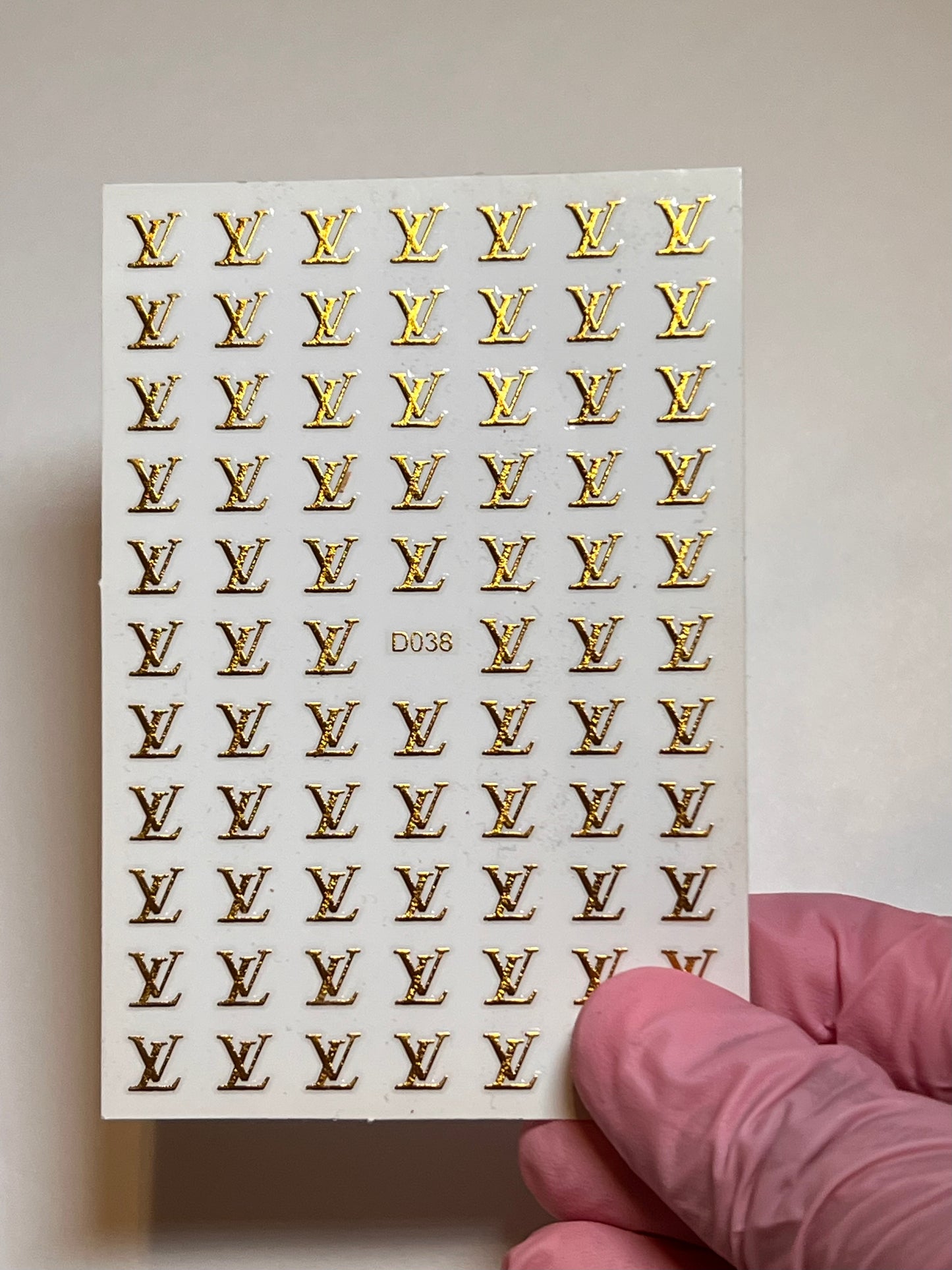 NBD Acrylic Golden Nail Art Stickers