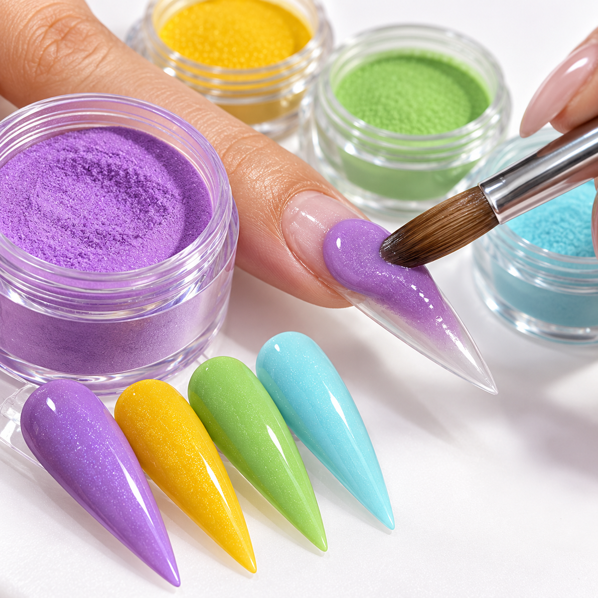 NBD Pastel Spring Professional Acrylic Nail powder collection buttery Smooth application