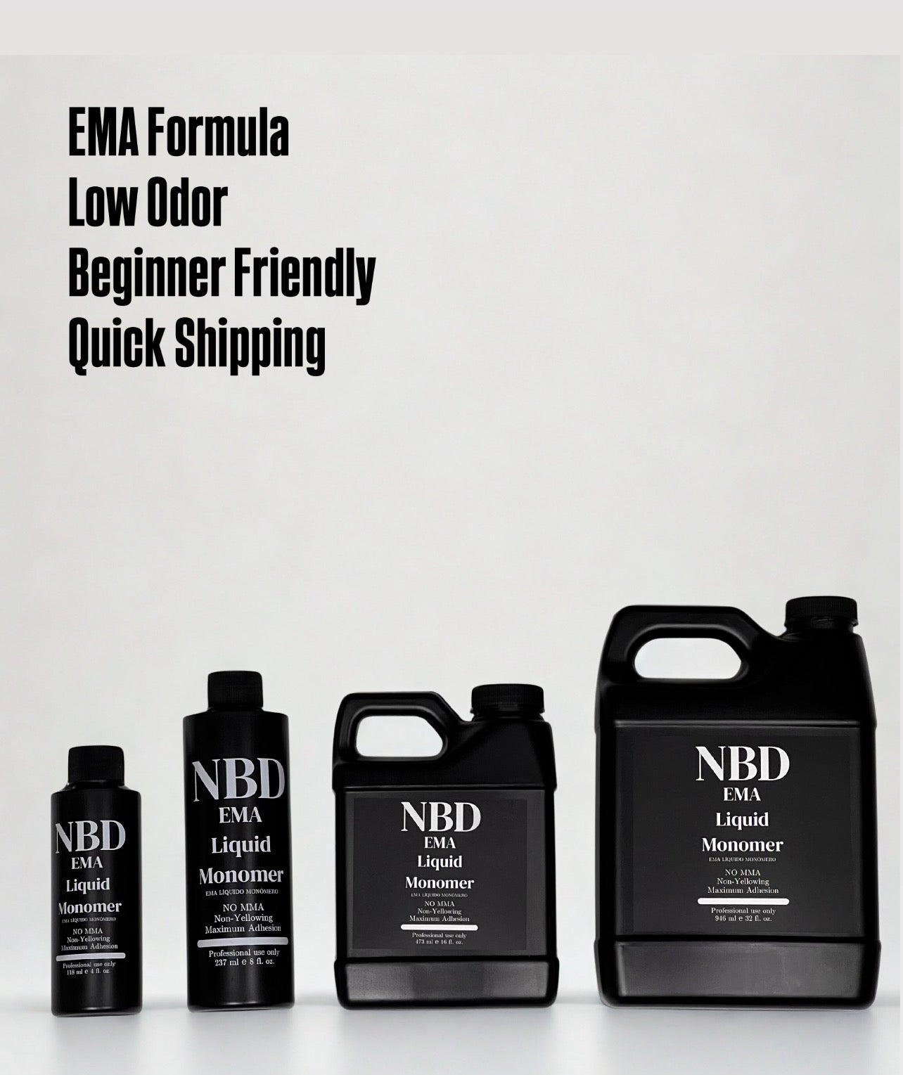 Professional EMA Acrylic Nail Monomer Liquid | Low odor