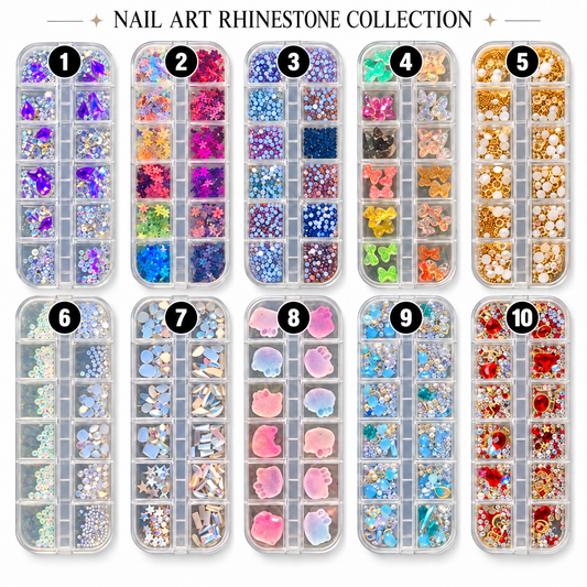 1400 pcs Acrylic Nail decals decoration box Manicure Nail Art Nail Care Nail Polish Polish Cutics Cosmetic